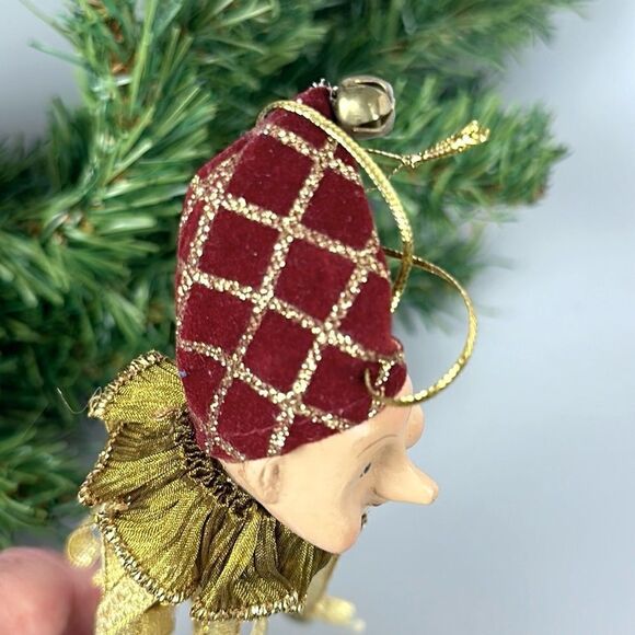 Katherine’s Collection Wayne Kleski Christmas Ornament Clown Jester on a Stick - Picture 8 of 15